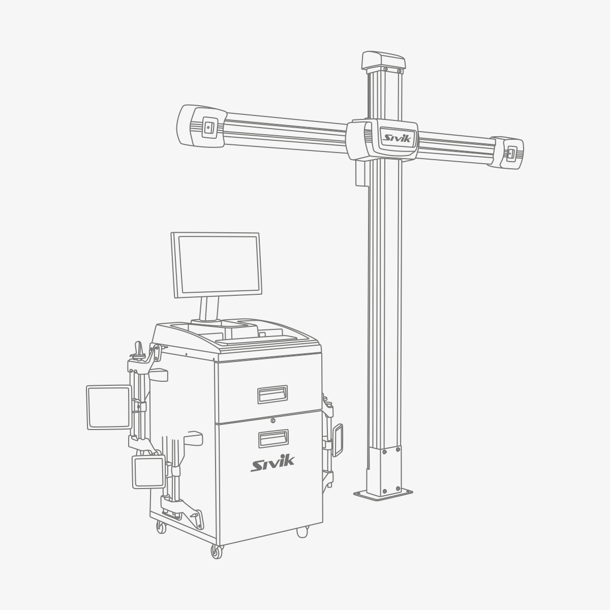 Запчасти для стендов для сход-развала Зенит-3D